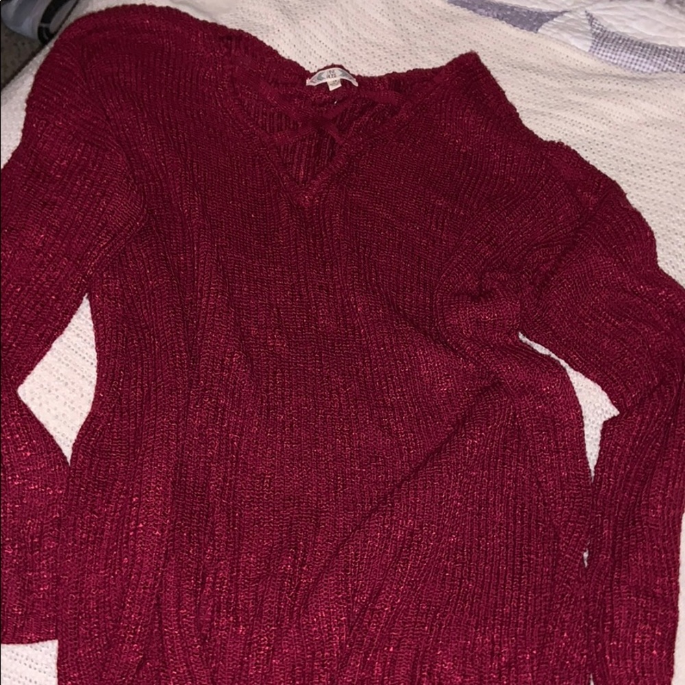 Pink Rose long sweater